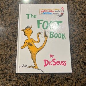 Dr. Seuss The Foot Book - White Cover